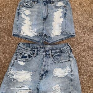 American Eagle Outfitters Light Blue Denim Shorts